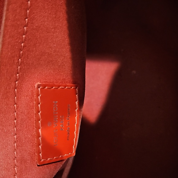 Red Epi Leather Louis Vuitton Montaigne Bowling Bag GM - Picture 8 of 10